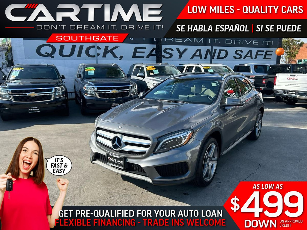 2016 MERCEDES-BENZ GLA for sale in SOUTH GATE