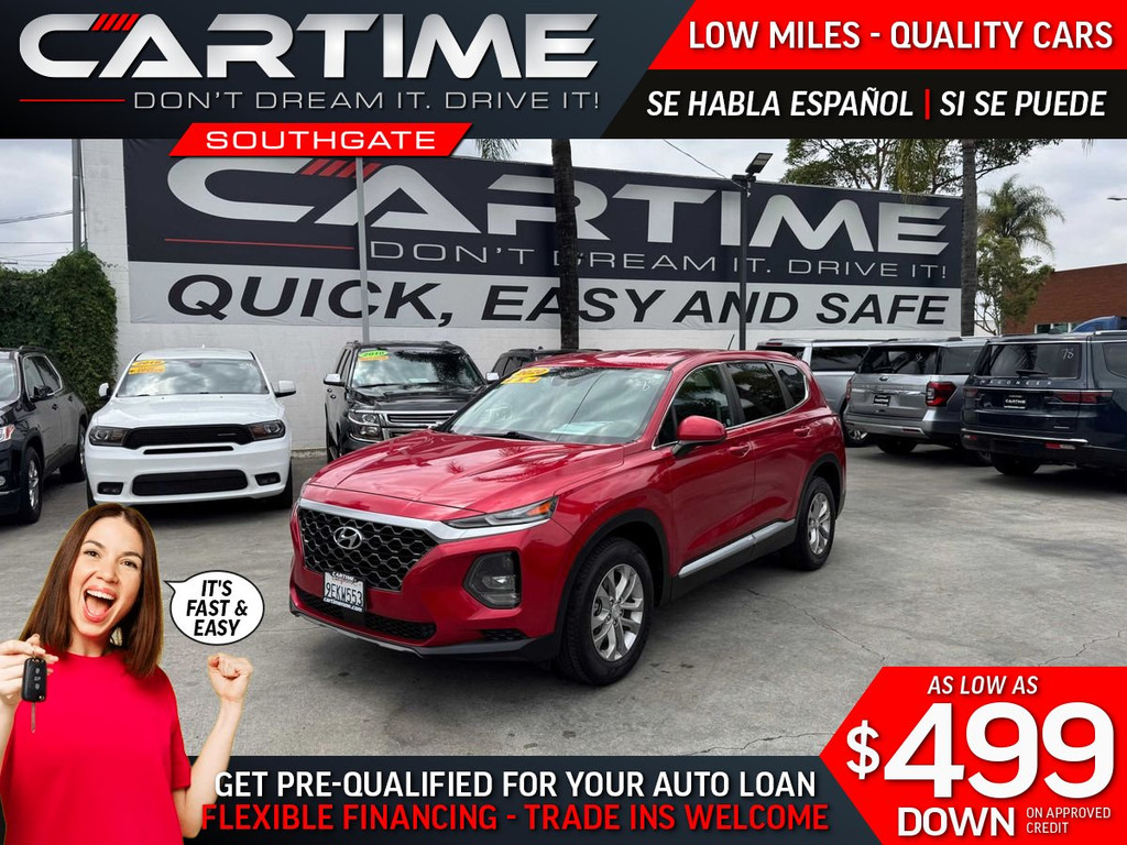 2020 HYUNDAI SANTA FE SE SPORT for sale in SOUTH GATE