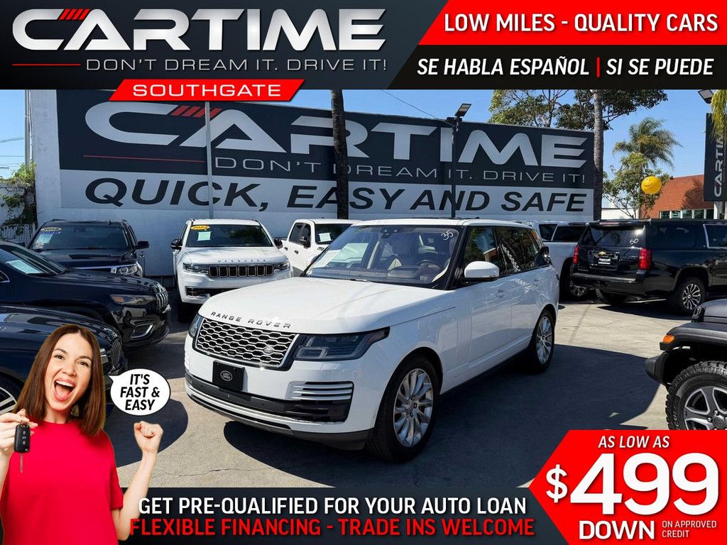 2019 LAND ROVER RANGE ROVER for sale in SOUTH GATE