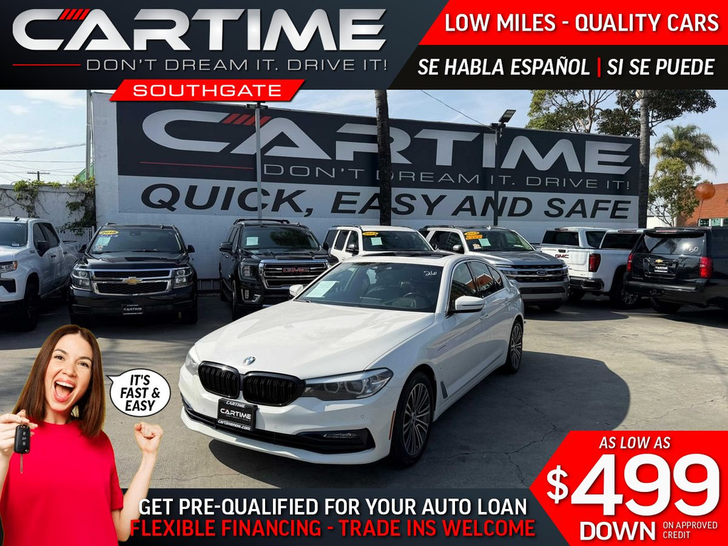 2018 BMW 5 SERIES IPERFORMANCE for sale in SOUTH GATE