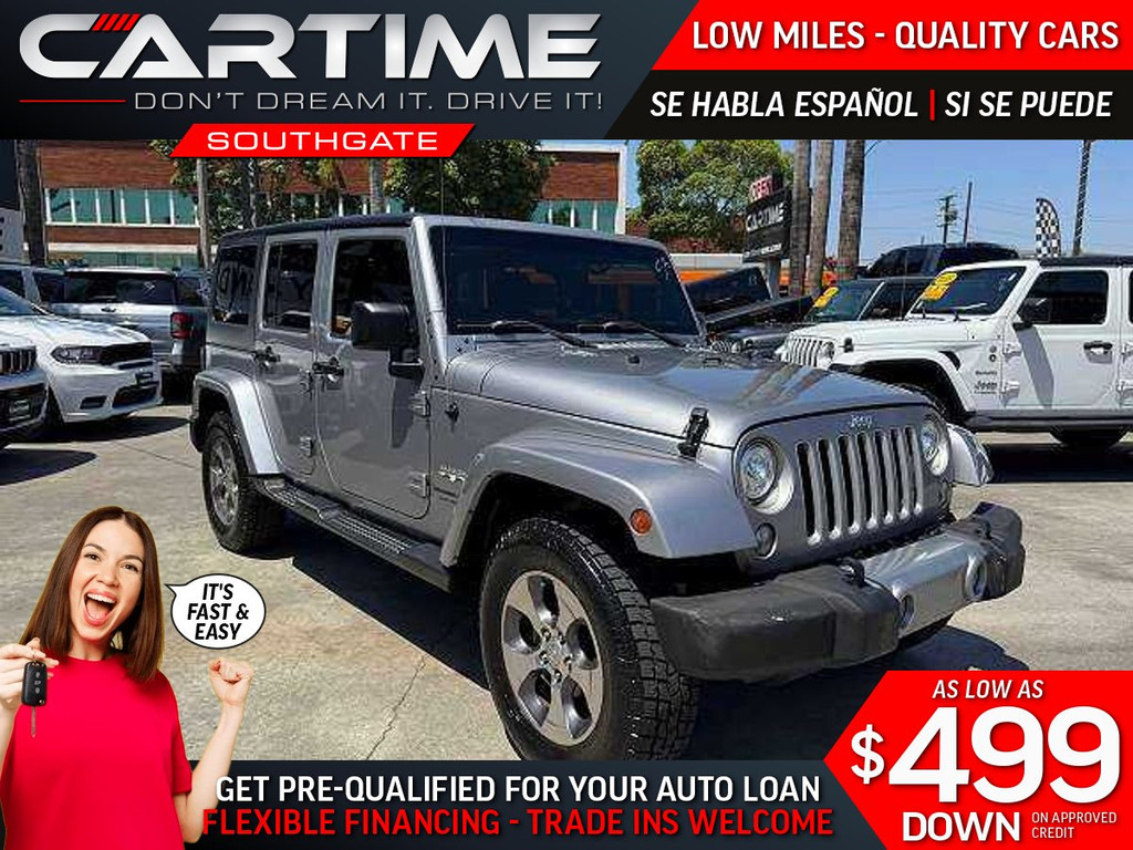 2018 JEEP WRANGLER UNLIMITED for sale in SOUTH GATE