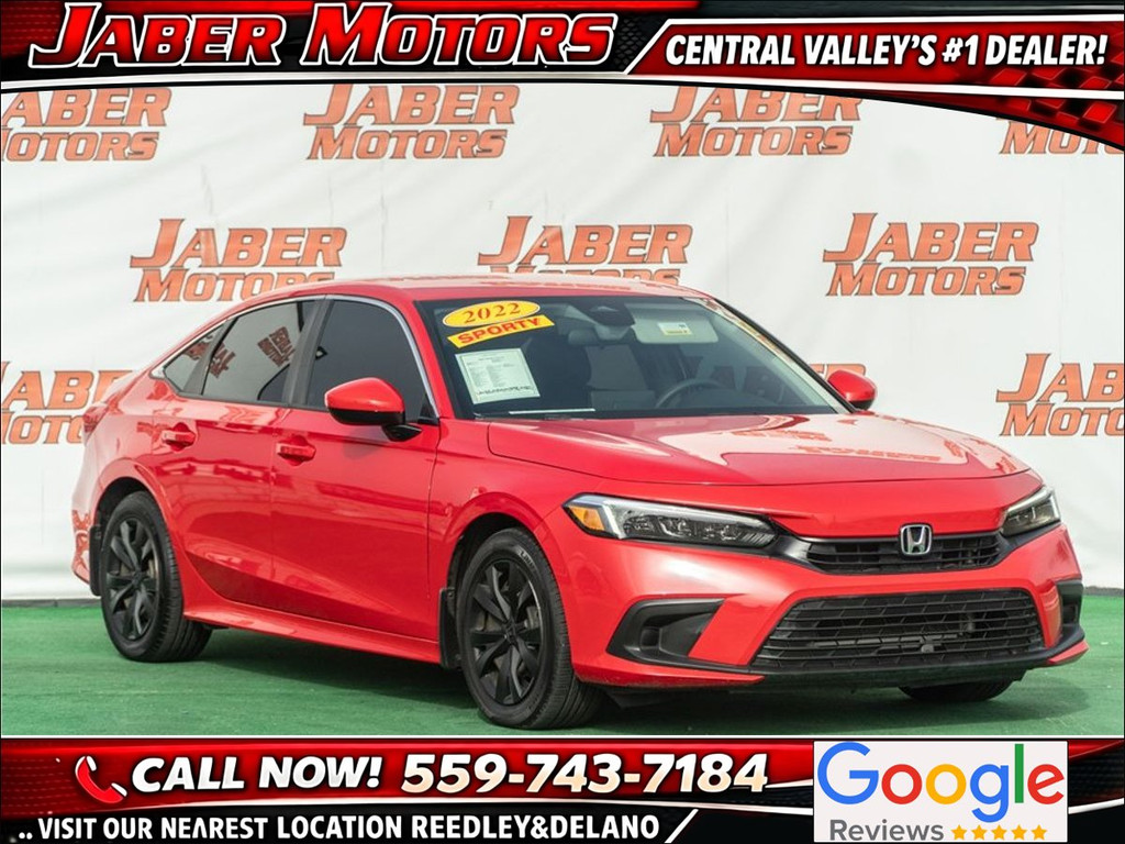 2022 HONDA CIVIC for sale in REEDLEY