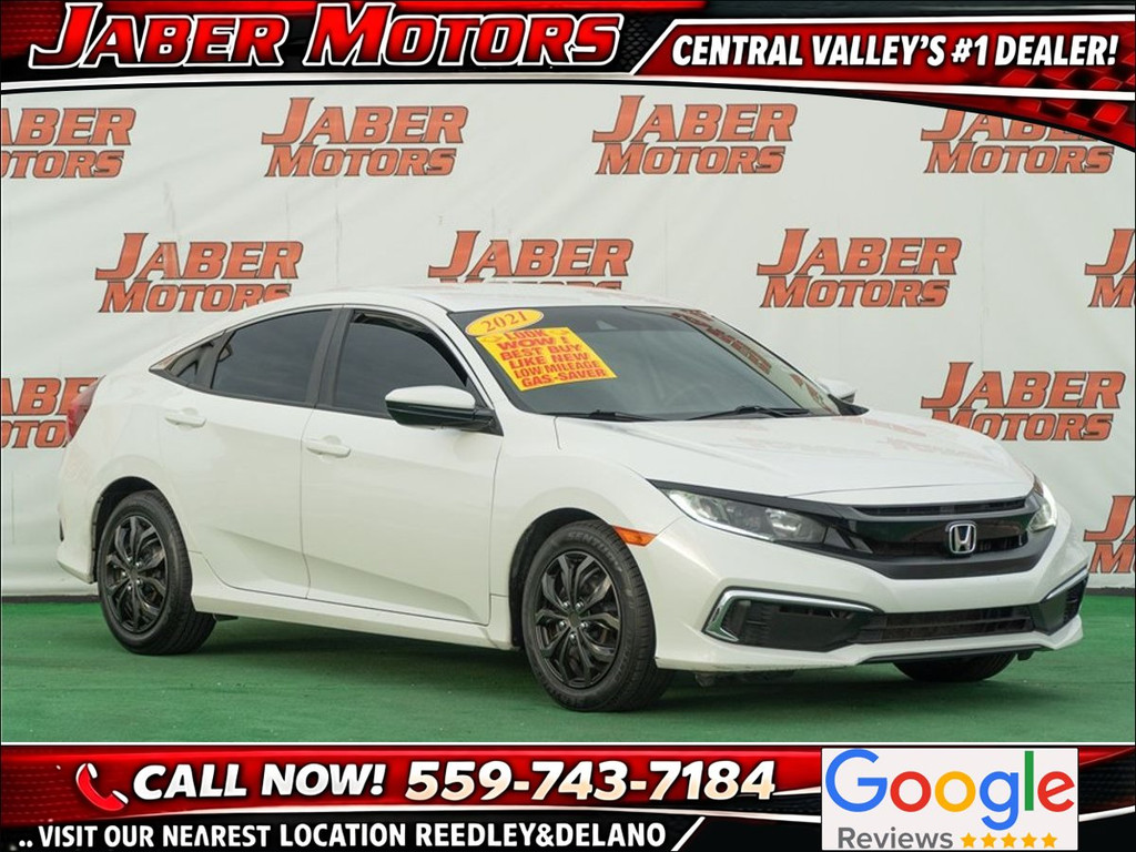 2021 HONDA CIVIC for sale in REEDLEY