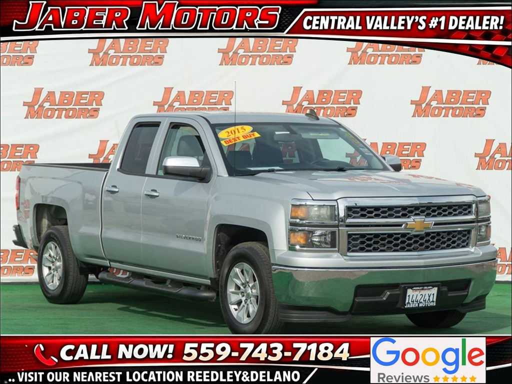 2015 CHEVROLET SILVERADO 1500 DOUBLE CAB for sale in REEDLEY