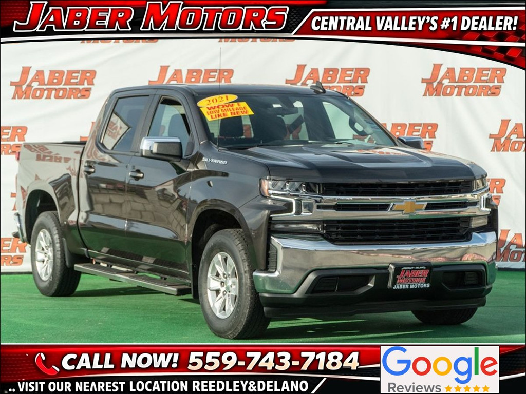 2021 CHEVROLET SILVERADO 1500 CREW CAB for sale in REEDLEY