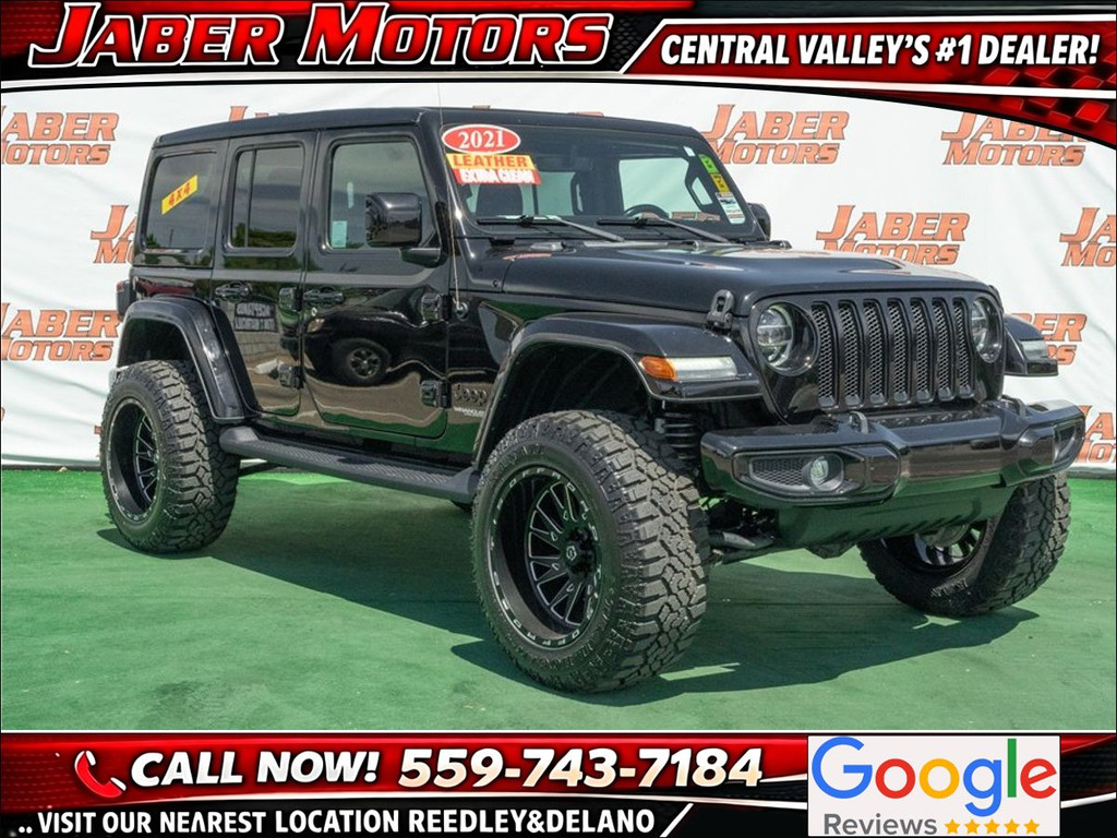 2021 JEEP WRANGLER UNLIMITED for sale in REEDLEY