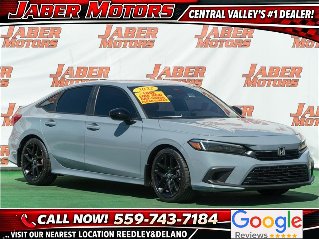 2022 HONDA CIVIC for sale in REEDLEY