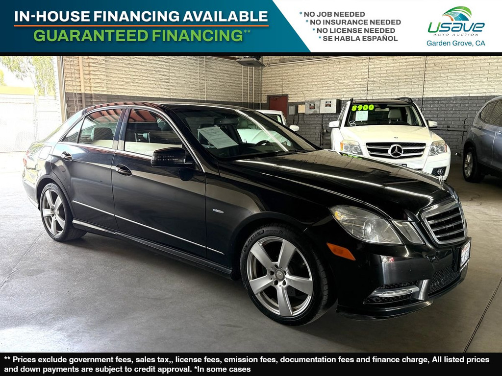 2012 MERCEDES-BENZ E-CLASS for sale in GARDEN GROVE