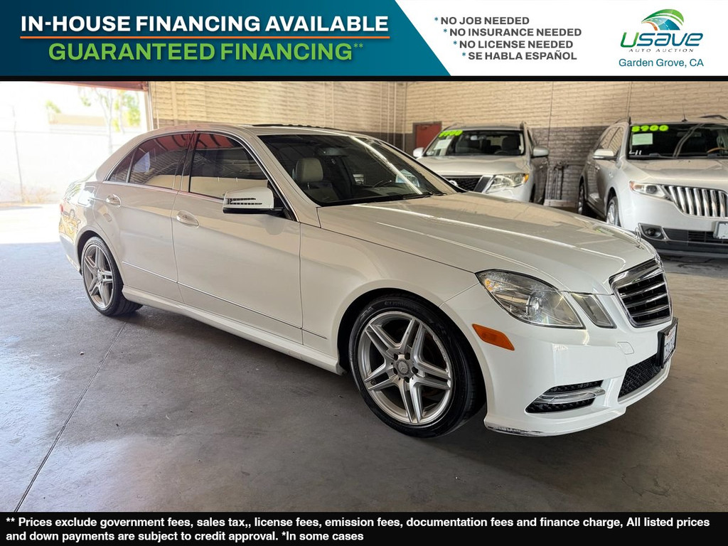 2013 MERCEDES-BENZ E-CLASS for sale in GARDEN GROVE