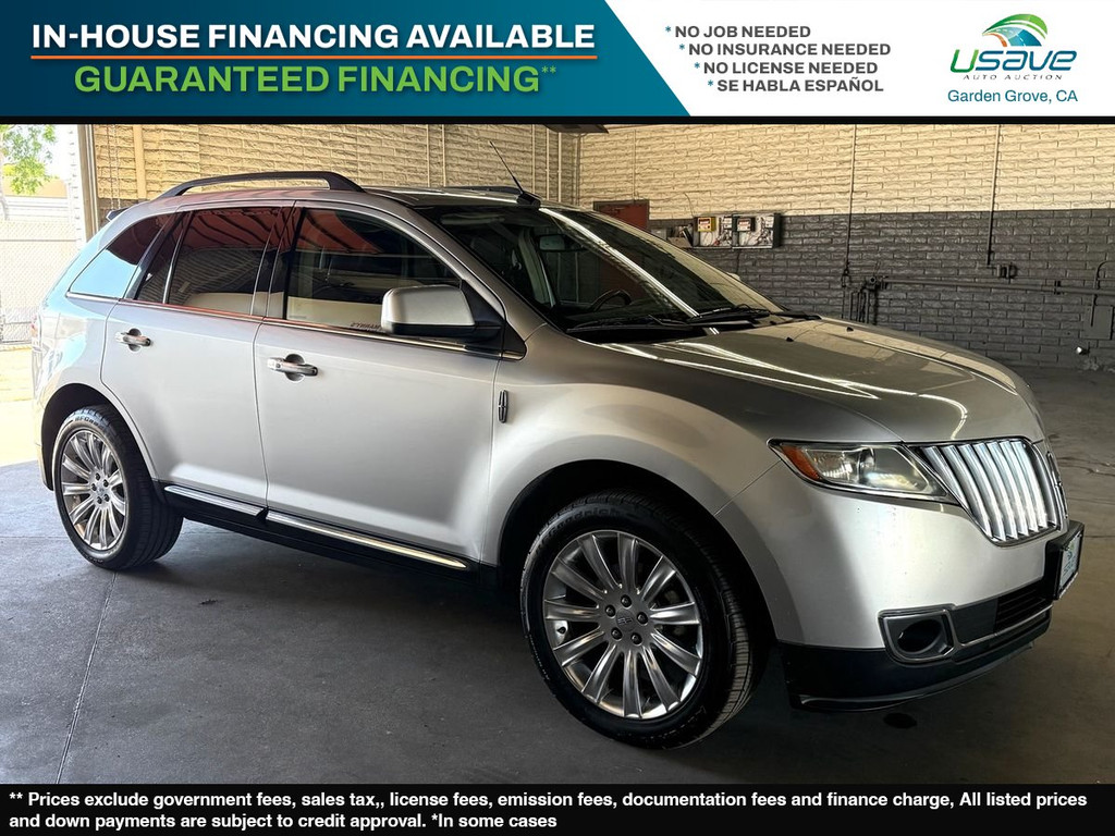 2011 LINCOLN MKX for sale in GARDEN GROVE