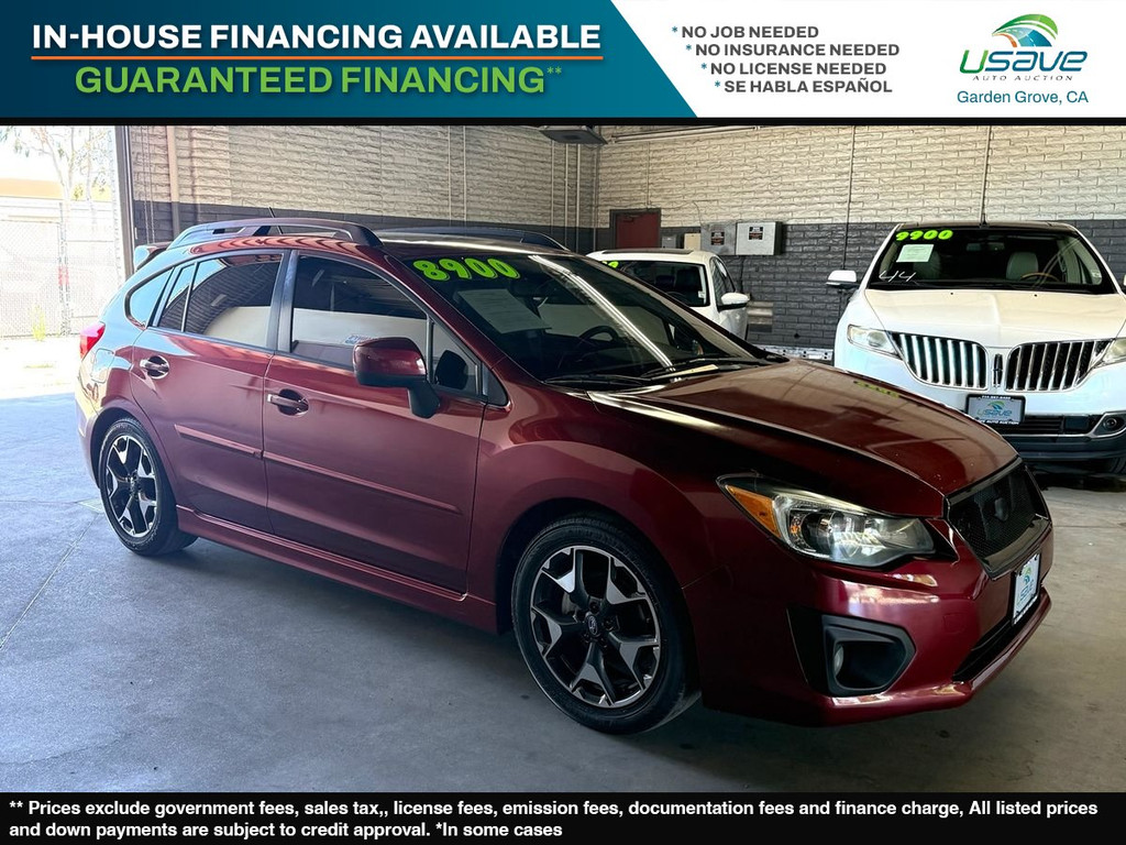2012 SUBARU IMPREZA for sale in GARDEN GROVE