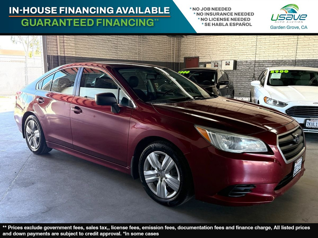 2016 SUBARU LEGACY for sale in GARDEN GROVE