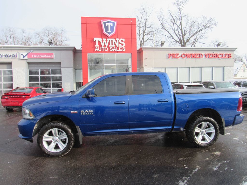 2015 RAM 1500 CREW CAB for sale in DETROIT