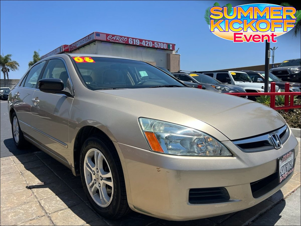 2006 HONDA ACCORD for sale in CHULA VISTA