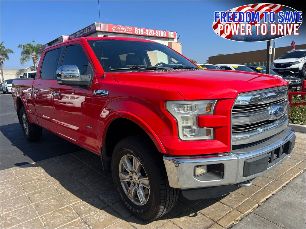 2016 FORD F150 SUPERCREW CAB for sale in CHULA VISTA