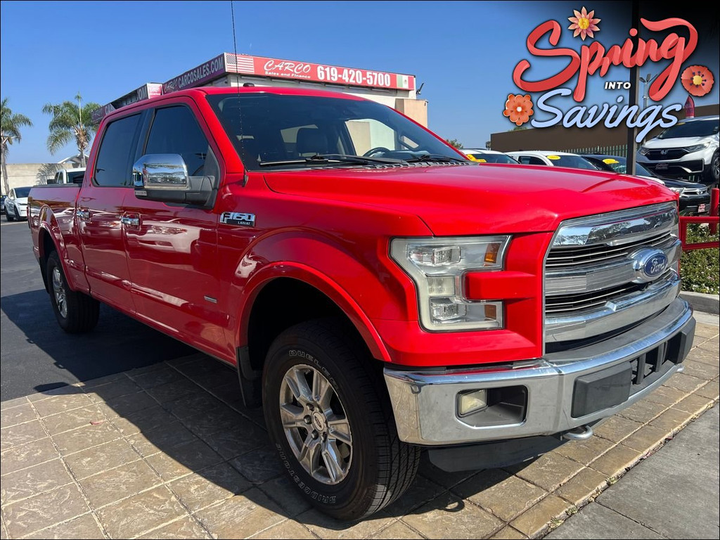 2016 FORD F150 SUPERCREW CAB for sale in CHULA VISTA