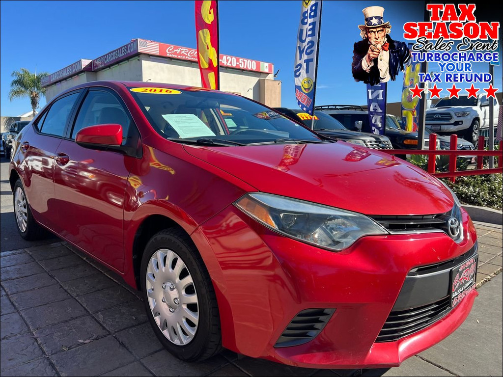 2016 TOYOTA COROLLA for sale in CHULA VISTA