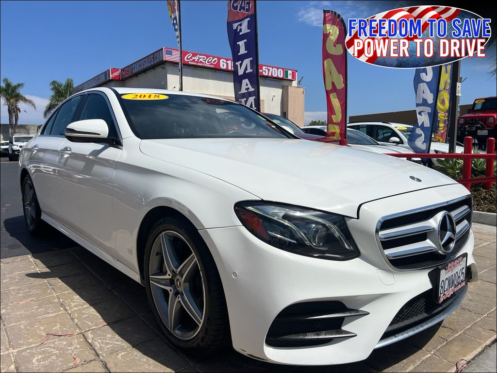 2018 MERCEDES-BENZ E-CLASS for sale in CHULA VISTA
