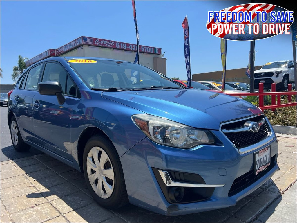 2016 SUBARU IMPREZA for sale in CHULA VISTA