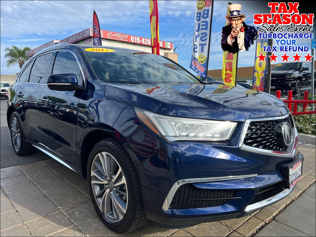 2017 ACURA MDX for sale in CHULA VISTA