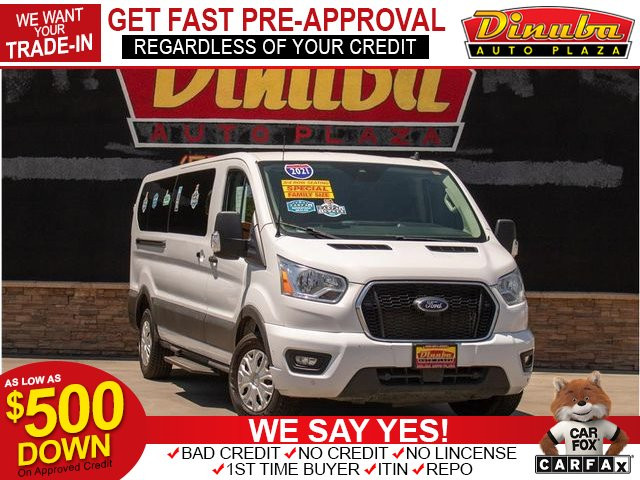 2021 FORD TRANSIT 350 PASSENGER VAN for sale in DINUBA
