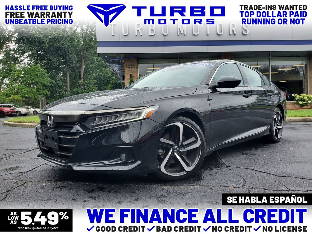 2021 HONDA ACCORD for sale in CLINTON TOWNSHIP