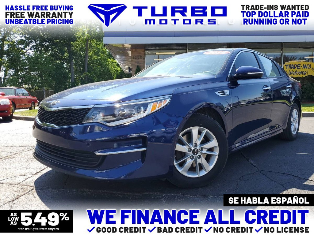 2018 KIA OPTIMA for sale in CLINTON TOWNSHIP