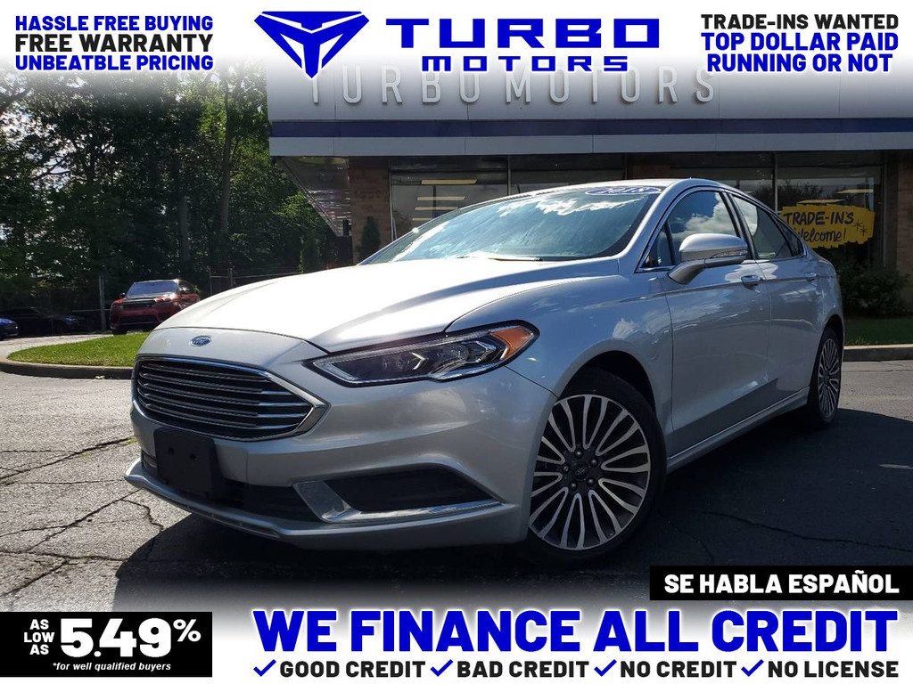 2018 FORD FUSION for sale in CLINTON TOWNSHIP