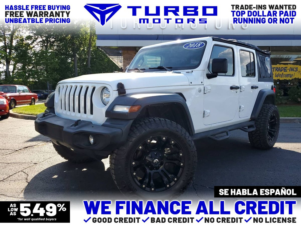 2018 JEEP WRANGLER UNLIMITED for sale in CLINTON TOWNSHIP