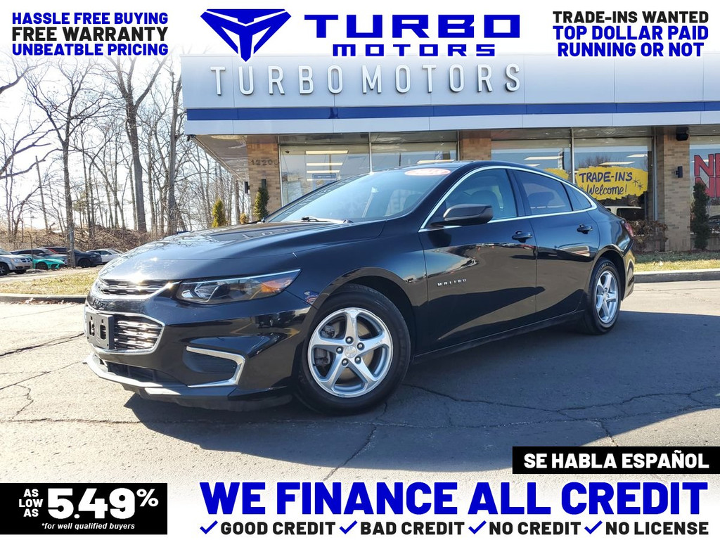 2018 CHEVROLET MALIBU for sale in TAYLOR
