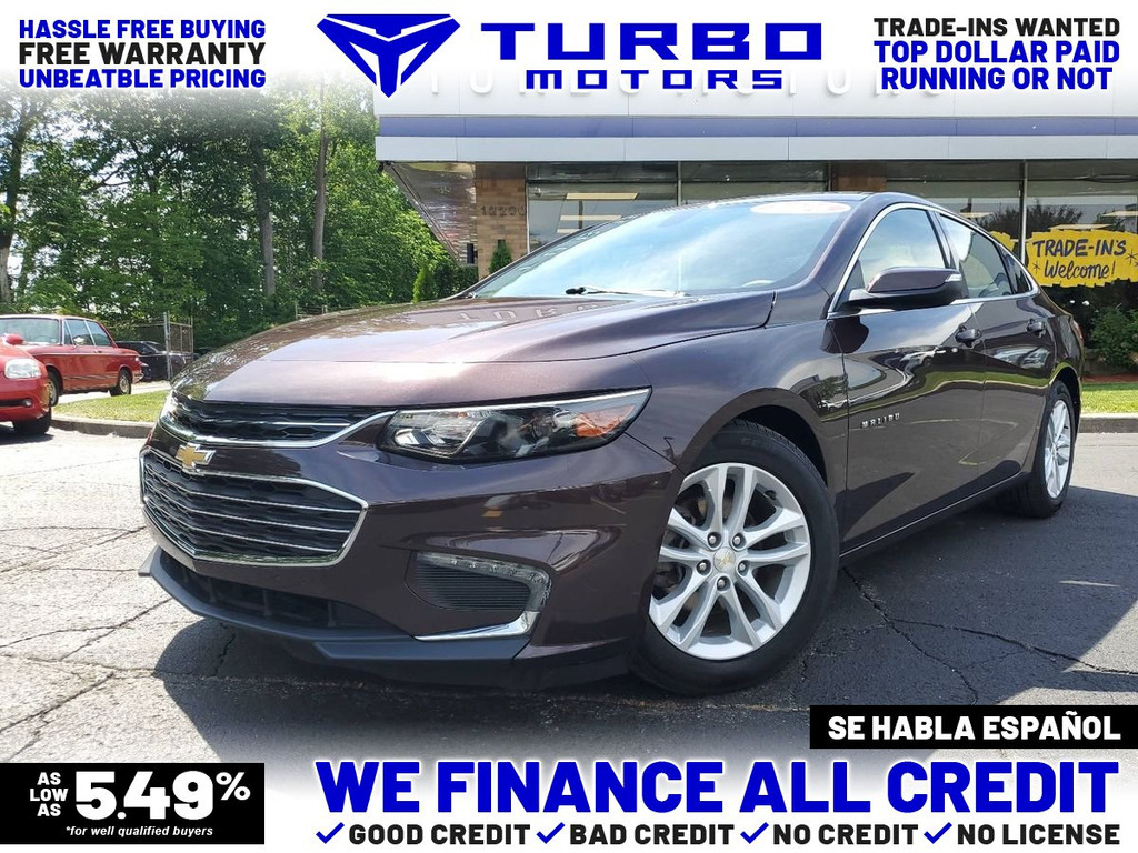 2016 CHEVROLET MALIBU for sale in TAYLOR