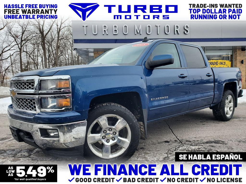 2015 CHEVROLET SILVERADO 1500 CREW CAB for sale in TAYLOR