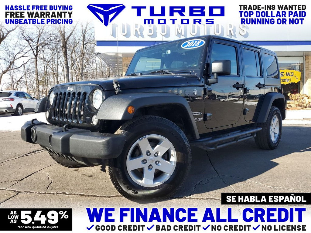 2018 JEEP WRANGLER UNLIMITED for sale in TAYLOR