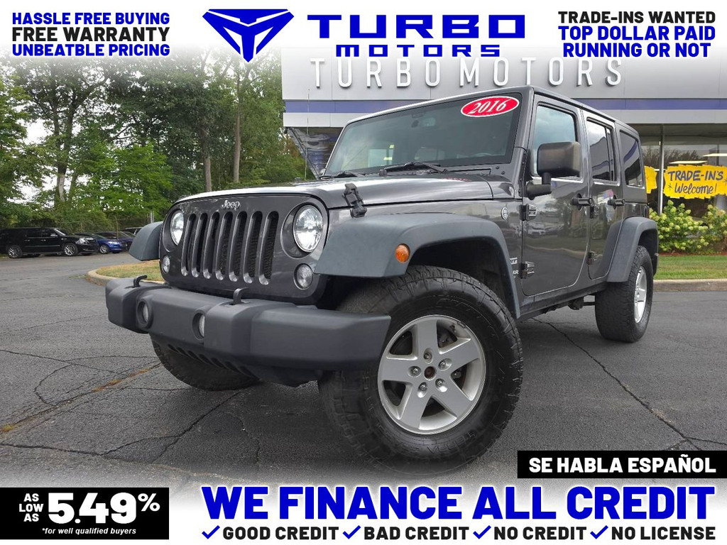 2016 JEEP WRANGLER for sale in TAYLOR