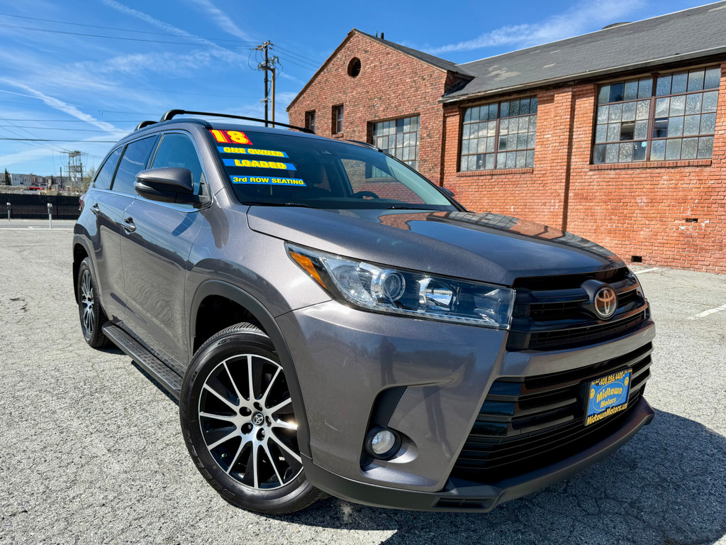 2018 TOYOTA HIGHLANDER for sale in SAN JOSE