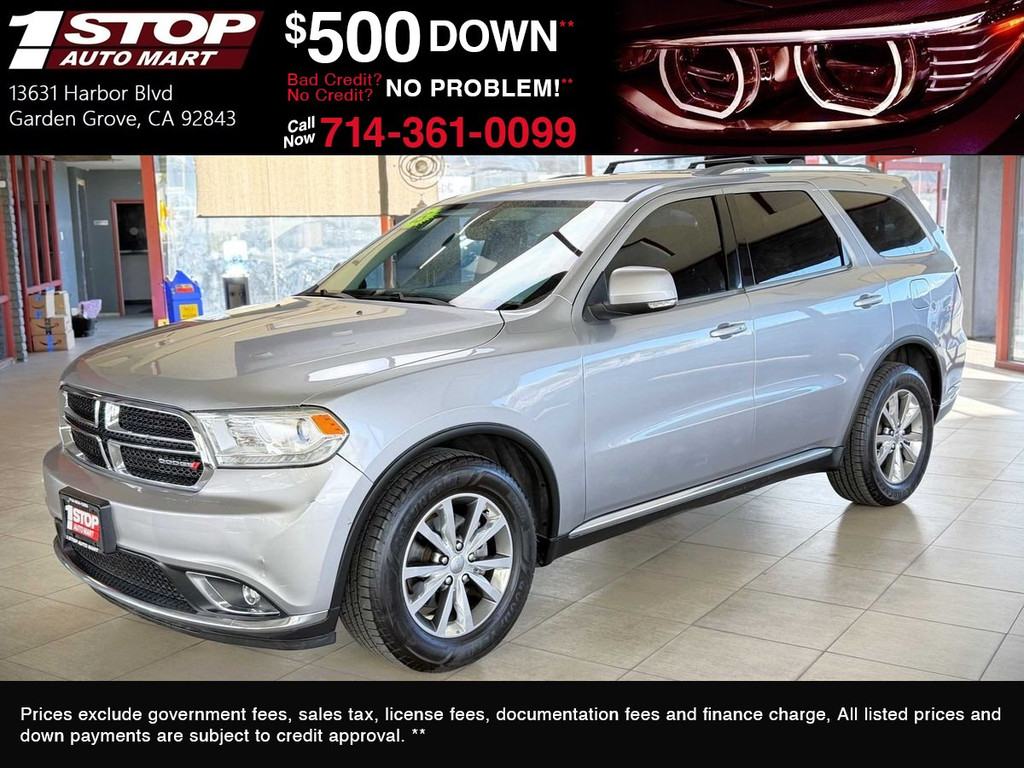 2015 DODGE DURANGO for sale in GARDEN GROVE