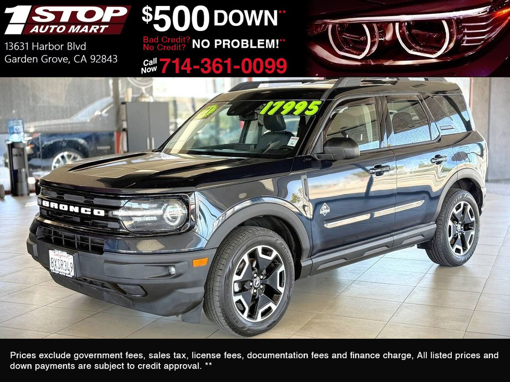 2021 FORD BRONCO SPORT for sale in GARDEN GROVE