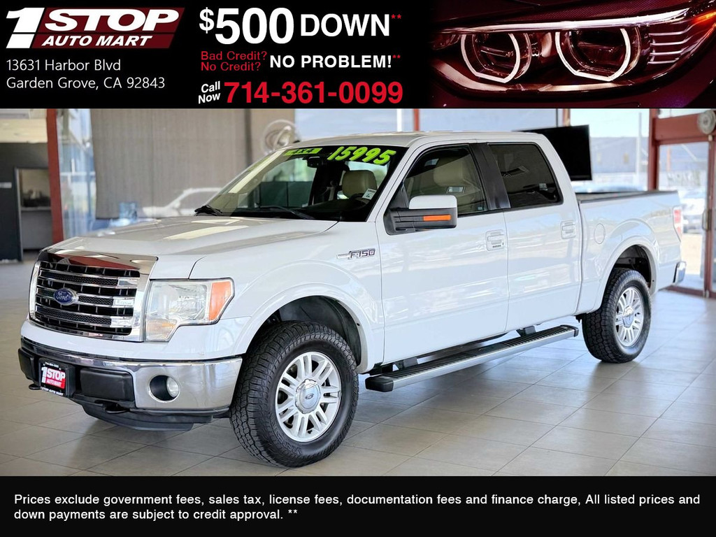 2013 FORD F150 SUPERCREW CAB for sale in GARDEN GROVE