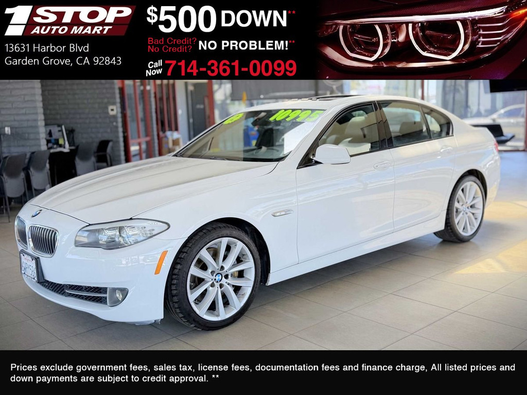 2012 BMW 5 SERIES for sale in GARDEN GROVE