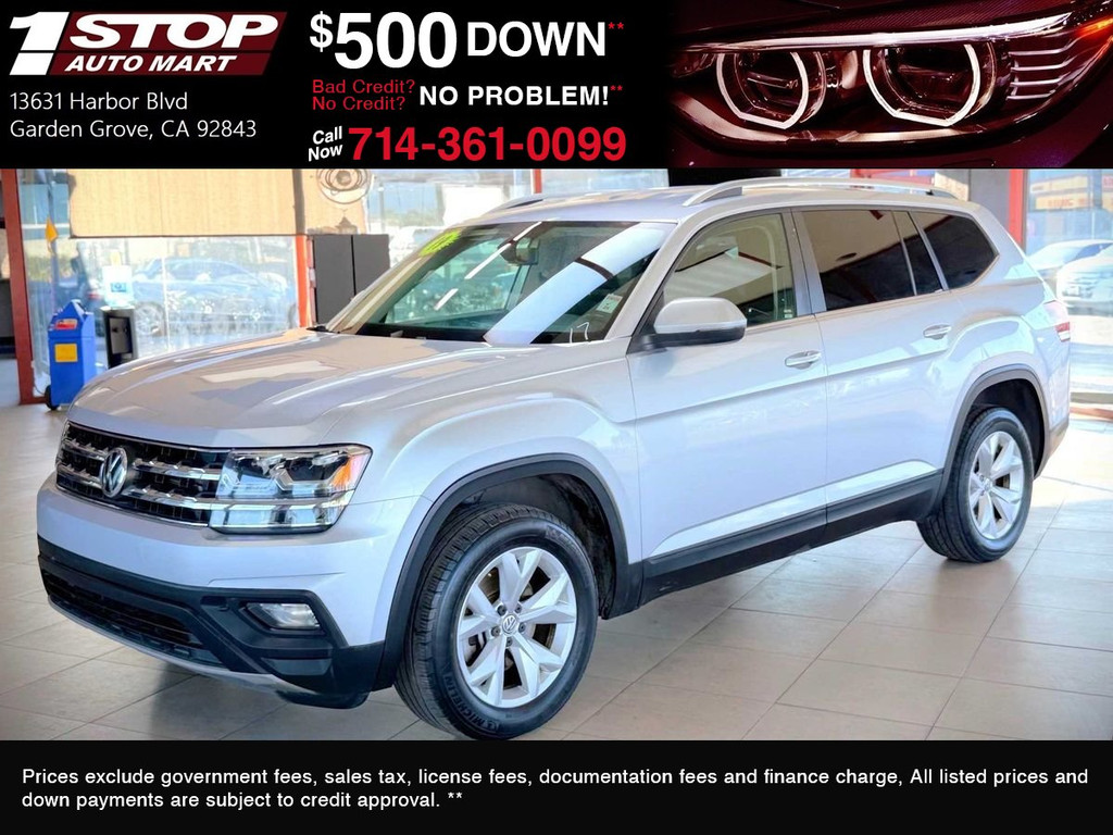 2019 VOLKSWAGEN ATLAS for sale in GARDEN GROVE