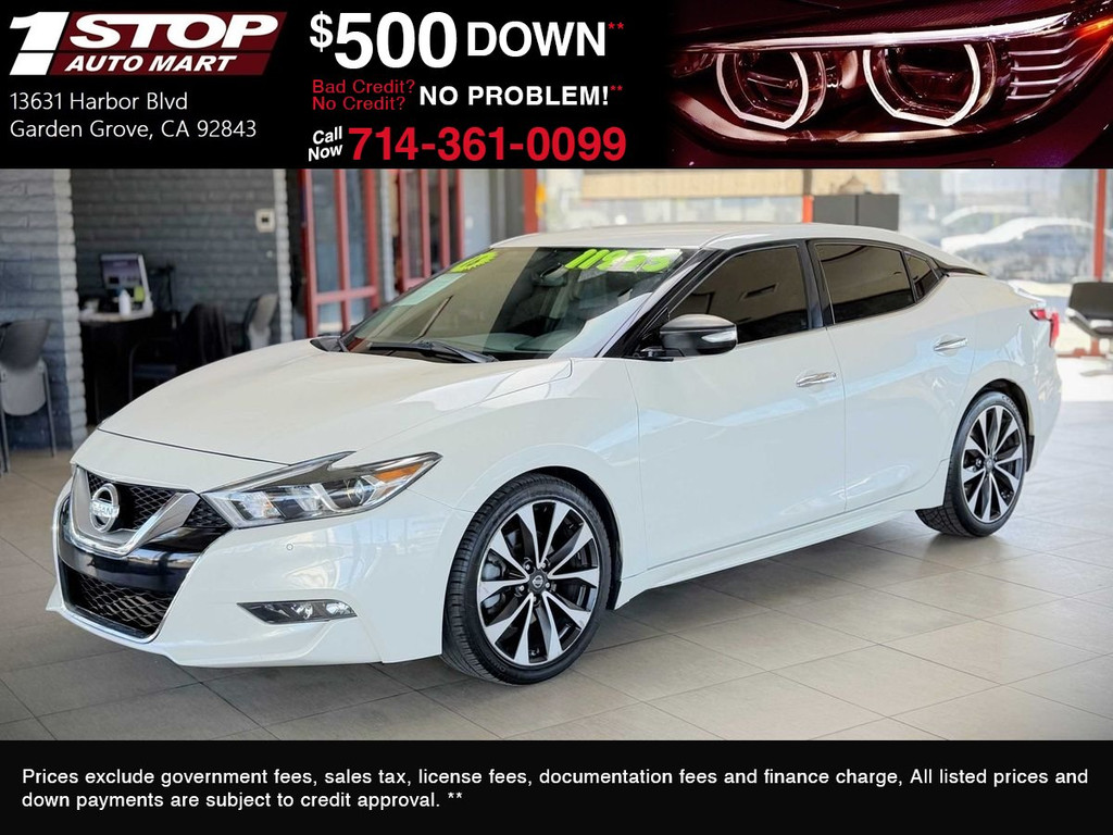 2016 NISSAN MAXIMA for sale in GARDEN GROVE