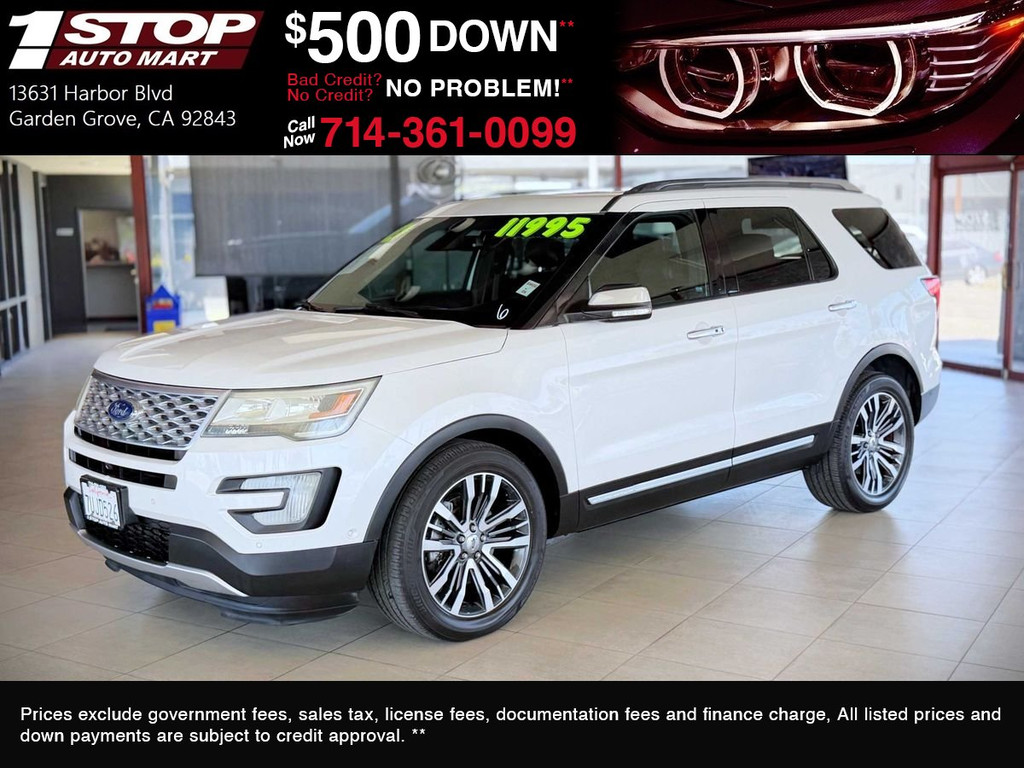 2016 FORD EXPLORER for sale in GARDEN GROVE
