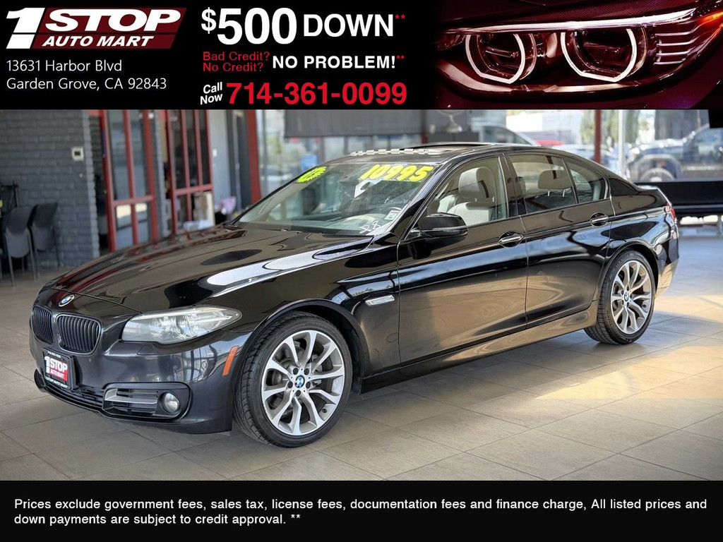 2016 BMW 5 SERIES for sale in GARDEN GROVE