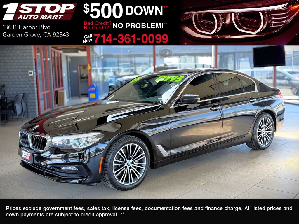 2018 BMW 5 SERIES for sale in GARDEN GROVE
