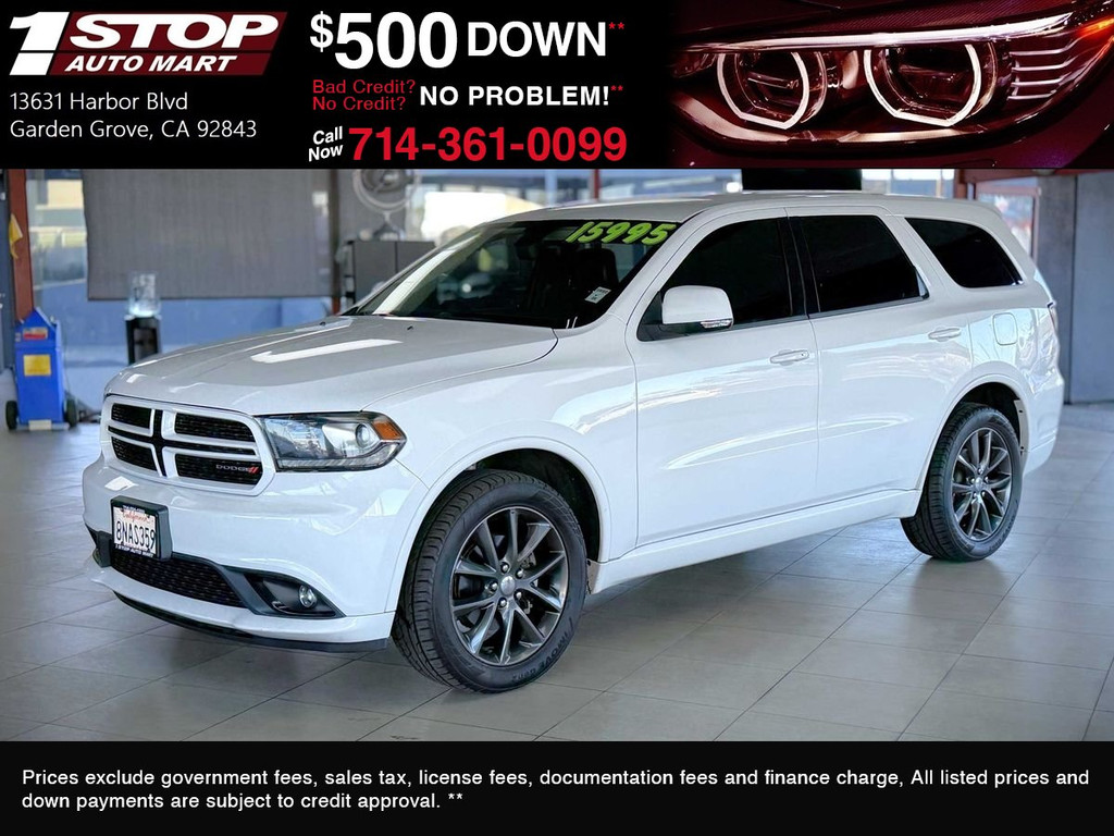 2018 DODGE DURANGO for sale in GARDEN GROVE