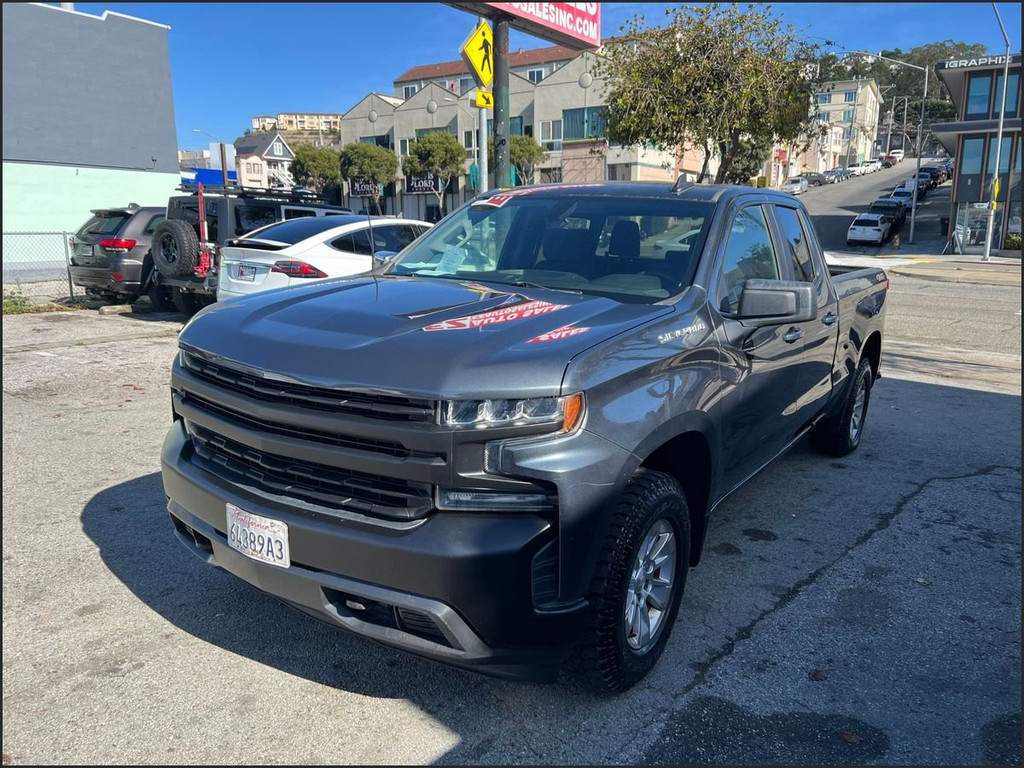 2020 CHEVROLET SILVERADO 1500 DOUBLE CAB for sale in DALY CITY