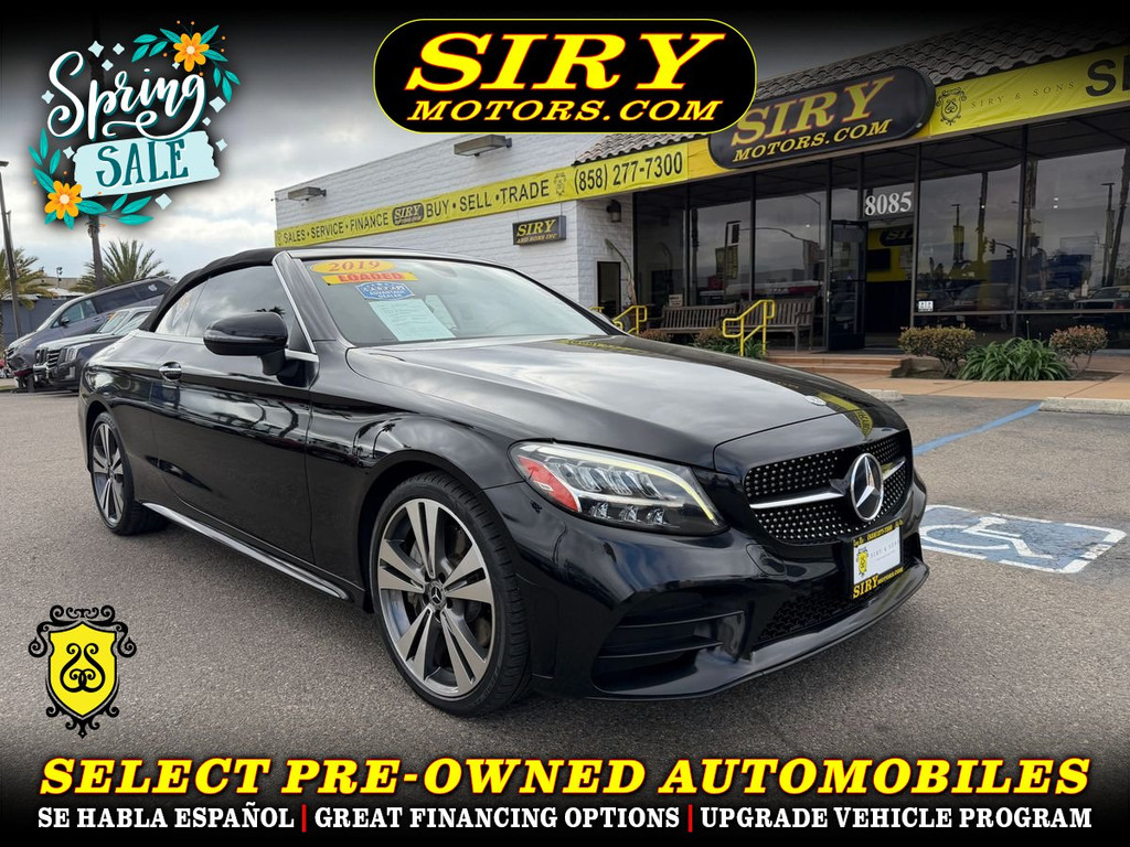 2019 MERCEDES-BENZ C-CLASS for sale in SAN DIEGO