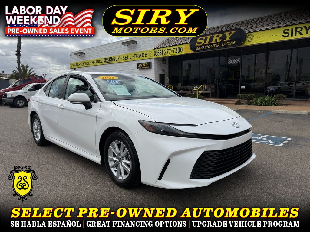 2025 TOYOTA CAMRY for sale in CHULA VISTA