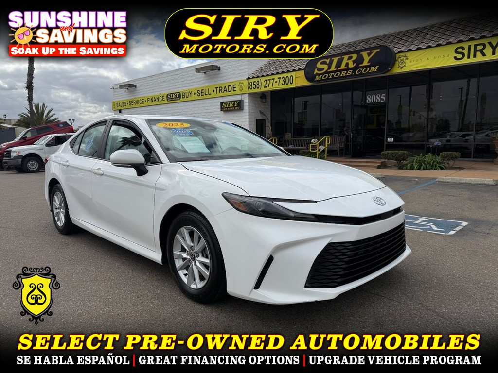 2025 TOYOTA CAMRY for sale in CHULA VISTA