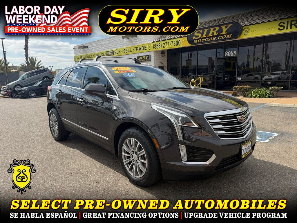 2017 CADILLAC XT5 for sale in SAN DIEGO